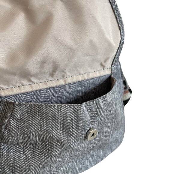 reduced vintage Kipling stemla brand new crossbody bag grey pink - Picture 4 of 9